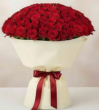 Букет 101 Красная роза Милано в Вольно-Надеждинское