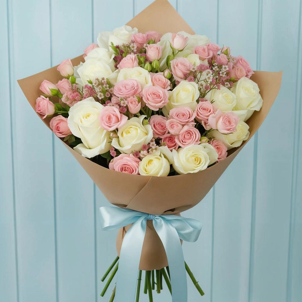 Букет цветов из: Розы в Вольно-Надеждинское