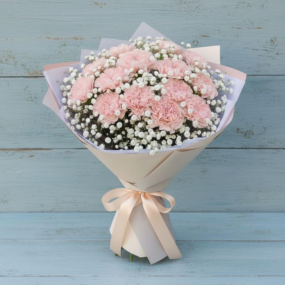 Букет цветов из: Гвоздики в Вольно-Надеждинское