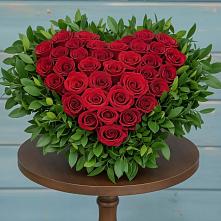 Цветочная композиция из Розы в виде сердца в Вольно-Надеждинское