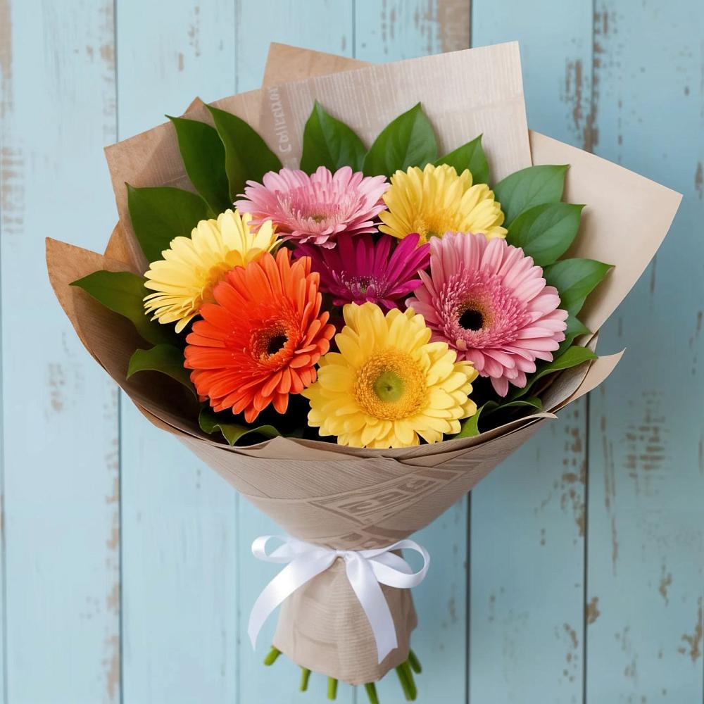 Букет цветов из: Герберы в Вольно-Надеждинское