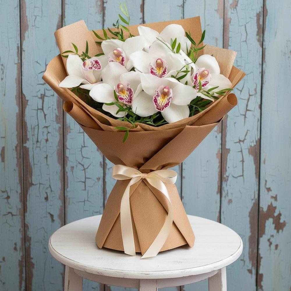 Букет цветов из: Орхидеи и Розы в Вольно-Надеждинское