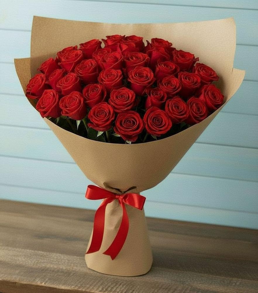 Букет Красные розы Милано в Вольно-Надеждинское