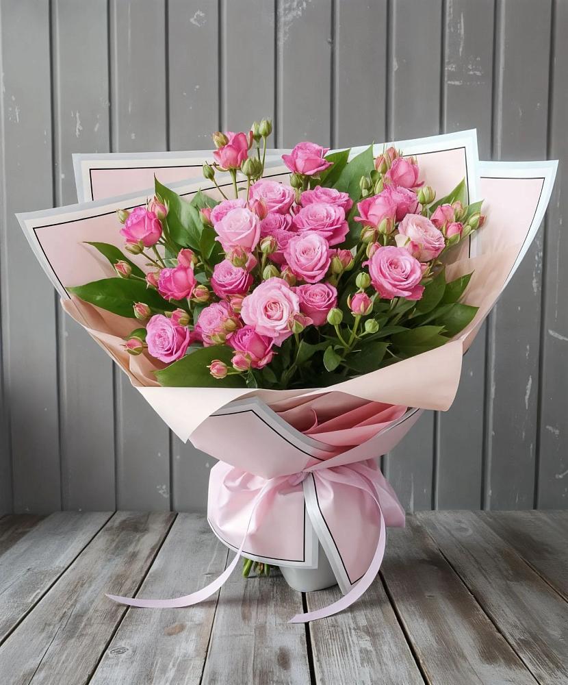 Букет Розовый кустик в Вольно-Надеждинское