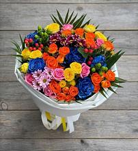 Букет цветов из:  Розы и Хризантемы #REPLACE_PRED# Вольно-Надеждинское