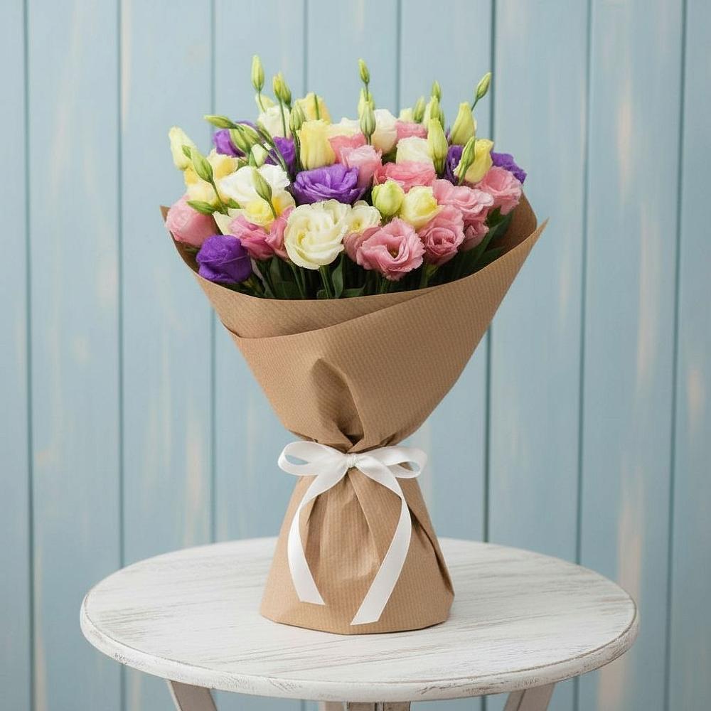 Букет цветов из: Лизиантусы в Вольно-Надеждинское