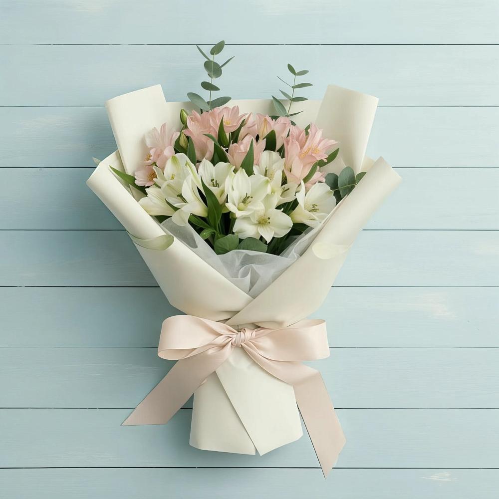 Букет цветов из: Альстромерии в Вольно-Надеждинское