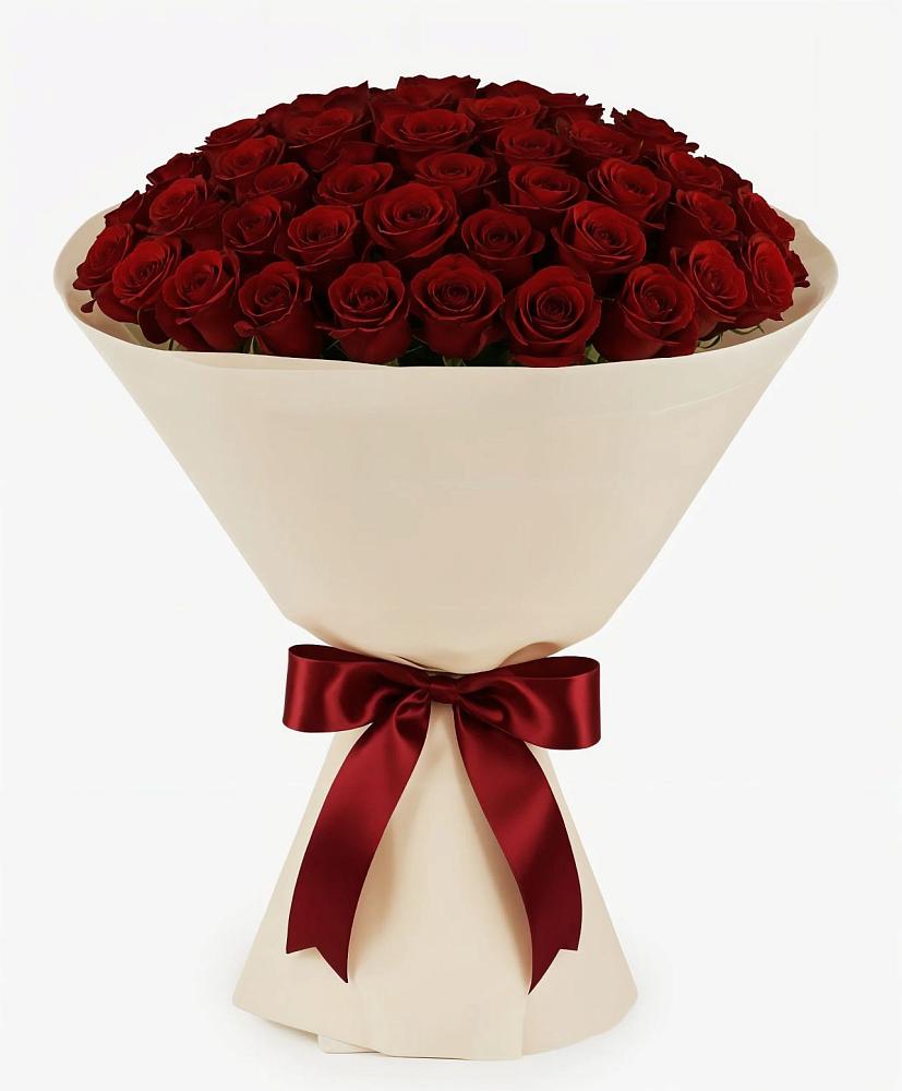 Букет 101 Бордовая роза Блэк Бакарра в Вольно-Надеждинское