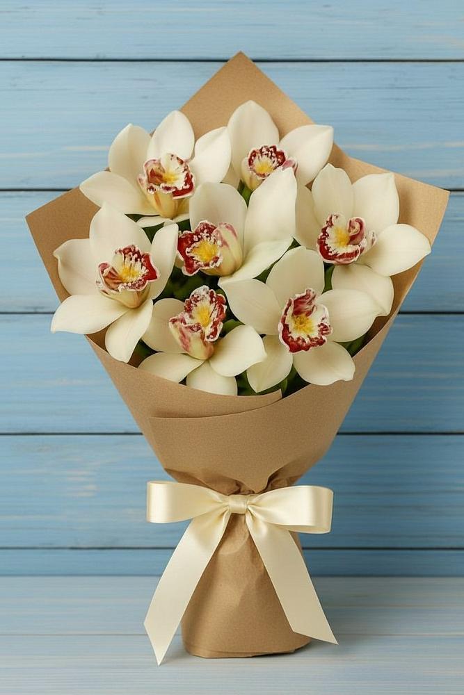 Букет цветов из: Орхидеи и Розы в Вольно-Надеждинское